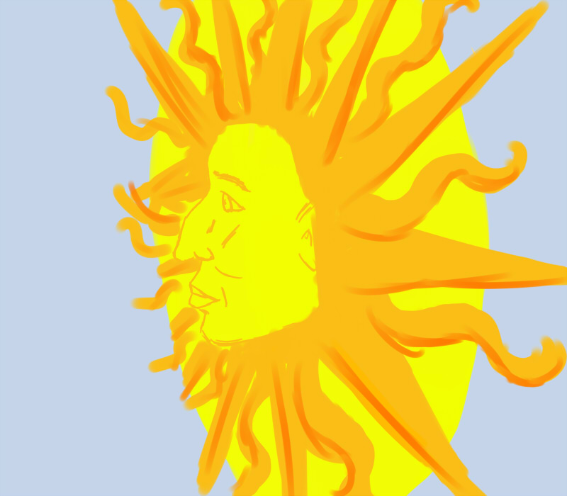 sun face