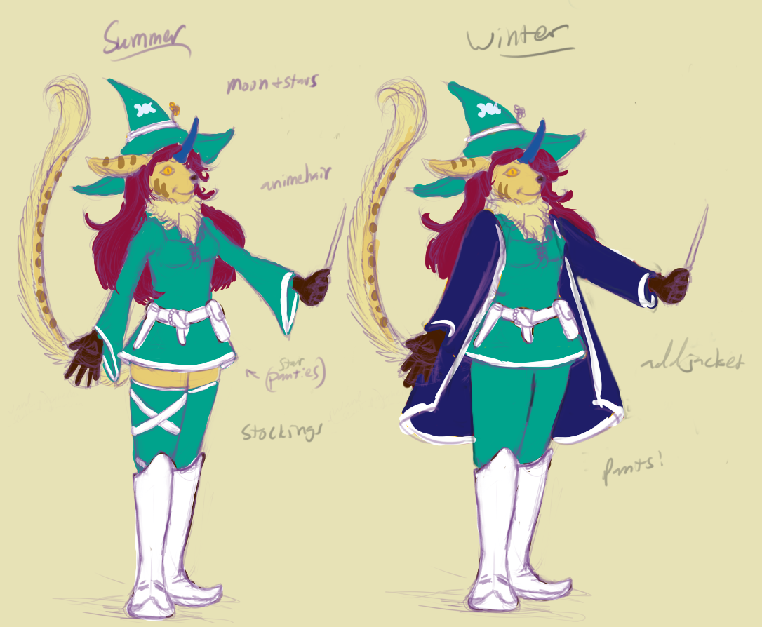 Yata in magical costume